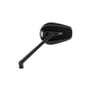 Coppia Specchi In Alluminio-Carbonio ( M10x1,25)( 2 Perni Dx + 1 Sx) per Aprilia, Ktm, Bmw, Honda <p>Nero</p>